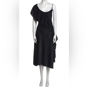 Collina Strada Black silk Dress